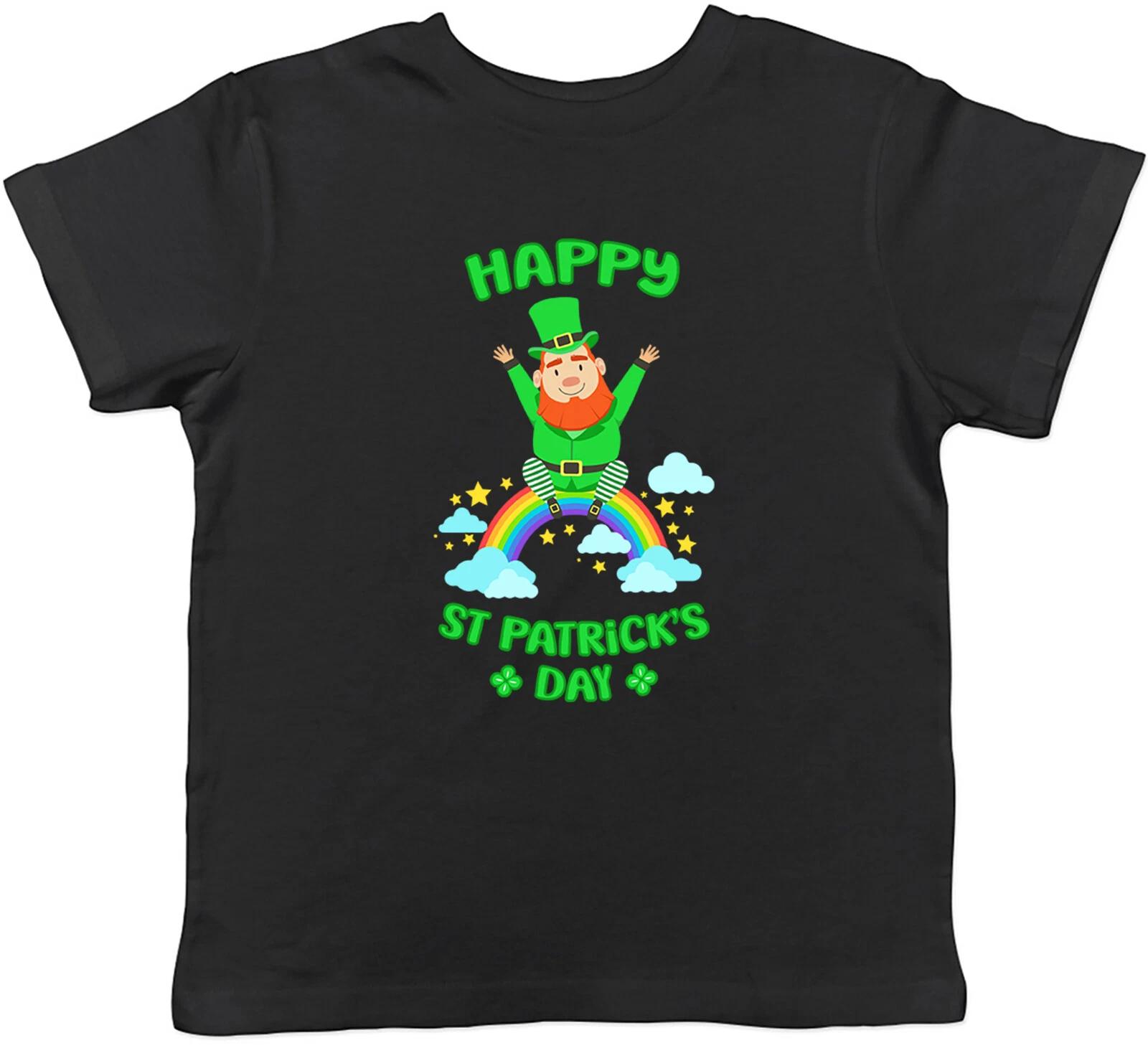 Happy St Patrick s Day Childrens Kids T-Shirt Boys Girls 100