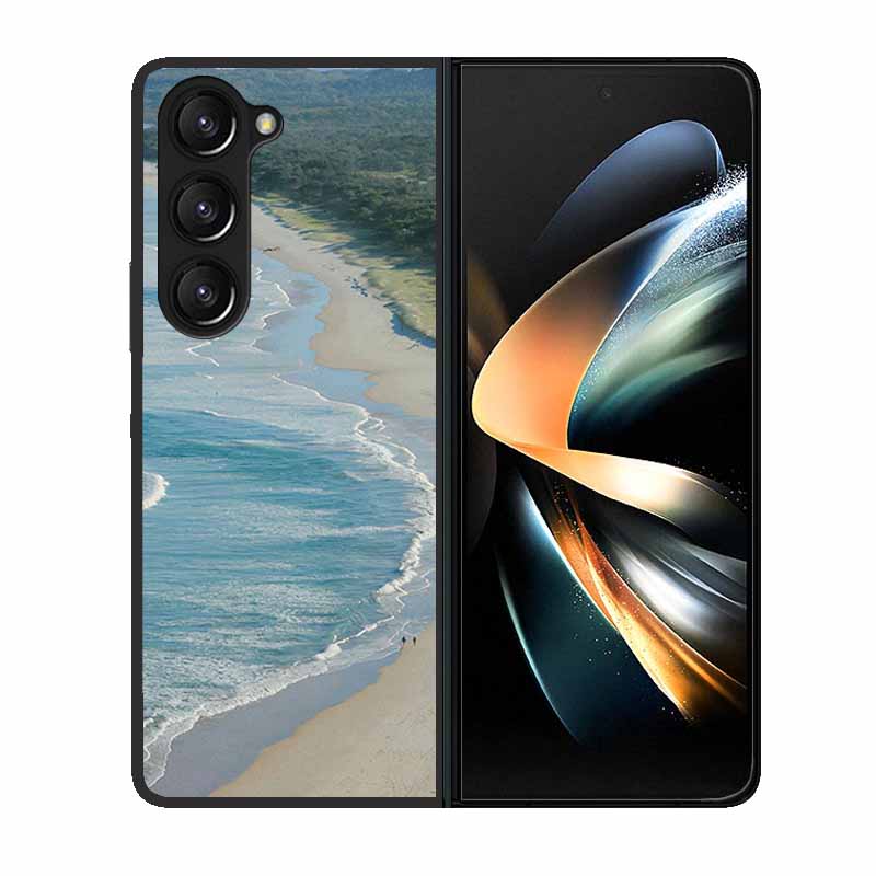 

Painted Deer Phone Case for Samsung Galaxy Z Fold 6 5 4 3 Fold5 fold6 Fold4 Fold3 Phone Back Protector Shell Black Fashion Cover Z Fold 4