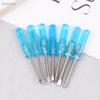 10Pcs Crystal Blue Handle Mini Screwdriver Set , Precision Screwdrivers Repair Tools for Electronics,Toys & Small Projects