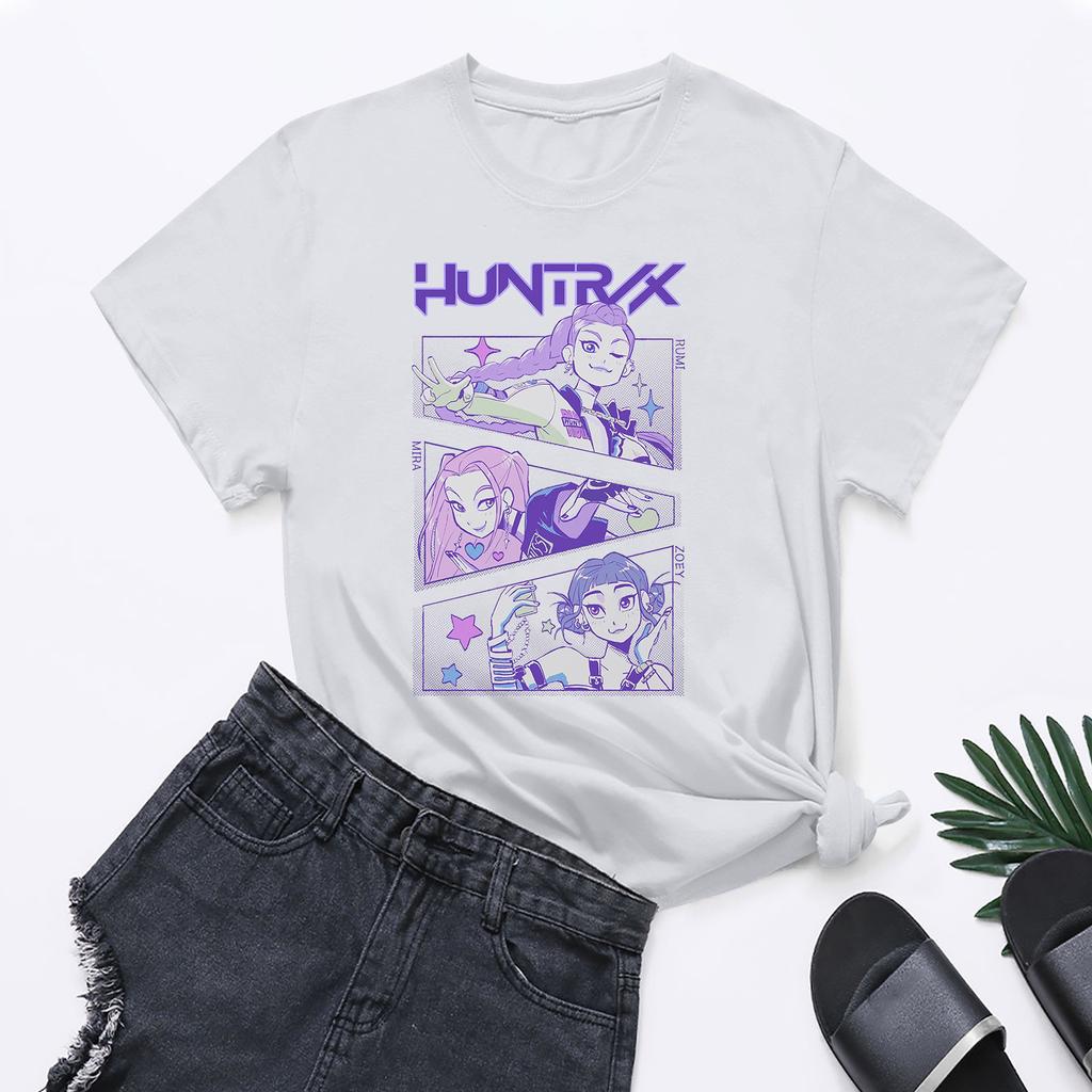 Fashion Round Neck Raglan Short Sleeve Workwear Printed Tops Ladies Summer Tops