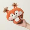 13Cm Kawaii Animals Plush Pendant Stuffed Squirrel Red Panda Raccoon Cute Key Ring With Loop Decor For Bag Gift