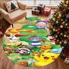 Pokemon Pattern Round Rug, Indoor/Outdoor Mat, for Picnic, Gameroom, Bedroom, Office, Living Room, Home Decor Carpet, Birthday Gift
