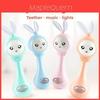 Baby Bunny Rattle Toy With Music Lights For Newborns And Infants