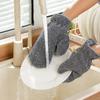 1Pcs Wire Dishwashing Gloves Multi-Functional Waterproof Dish Cleaning Glove Kitchen Thermal Insulation Anti-Scalding Mittens