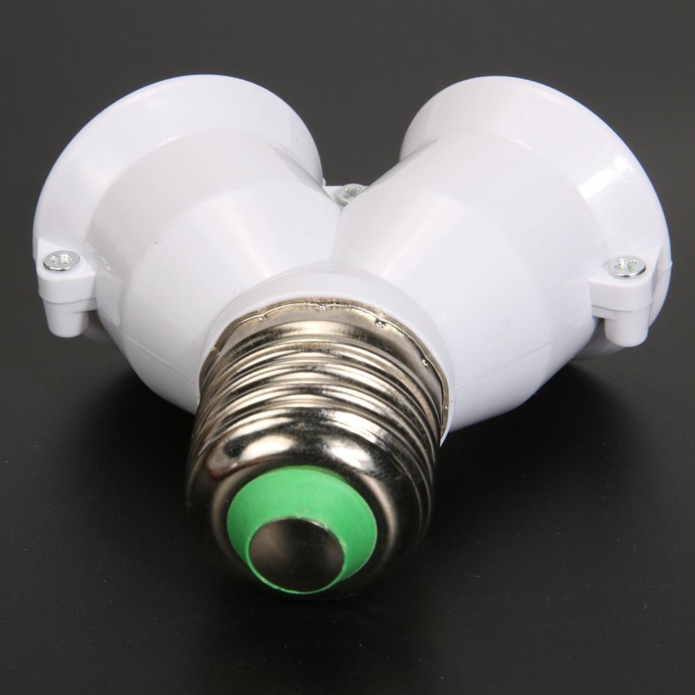 1-10PCS E27 Conversion Head Bulb Socket 2 in 1 lamp Holder Extender Distributor Converter Plug Light Base for LED Bulb Splitter