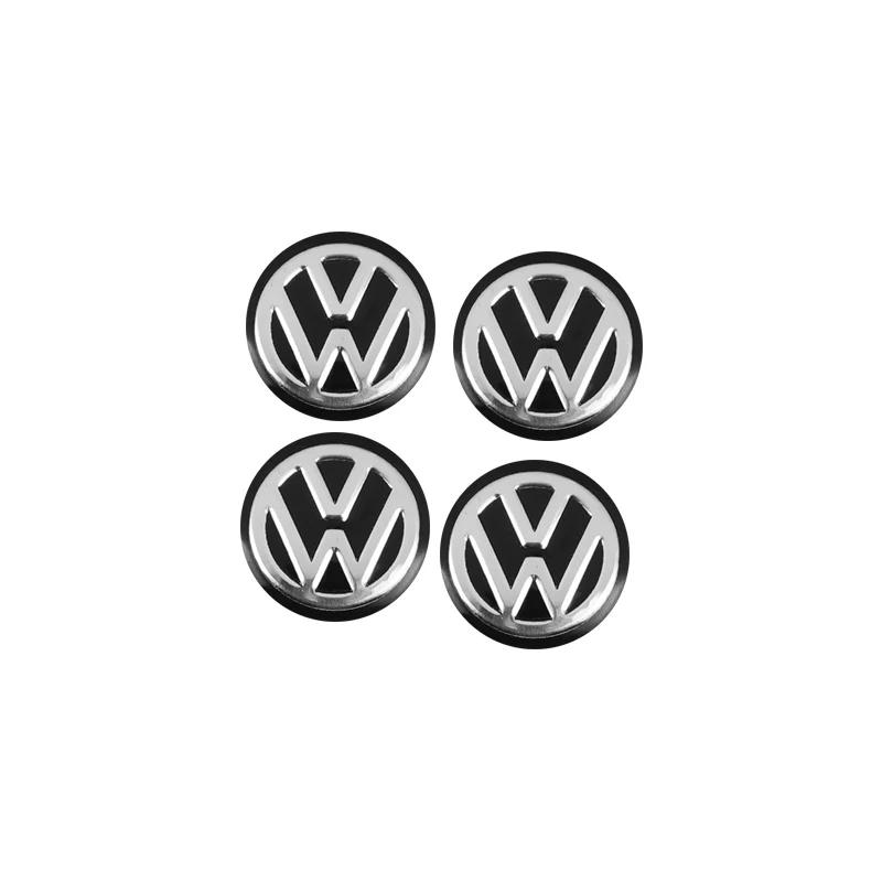 

2026 Hot For Volkswagen VW Car Metal Emblem Stickers Auto Remote Key Logo For VW GTI Polo Golf Passat Tiguan Arteon Touareg Taig