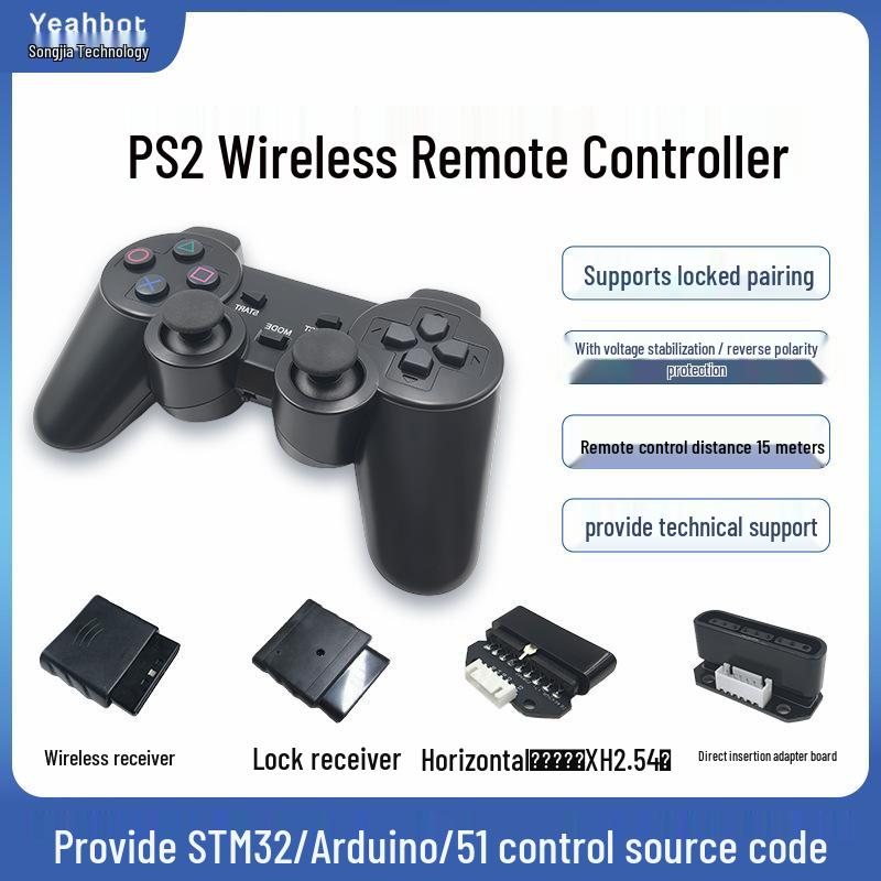 Songjia 2.4G Wireless PS2 Controller for Arduino Car Robots