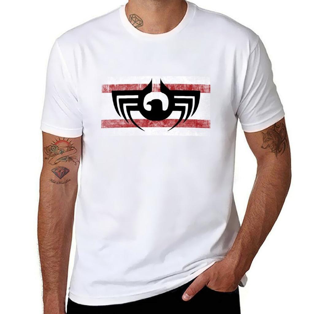 Blood Eagle Weathered Banner TShirt Soft Stretch Short Sleeve Top