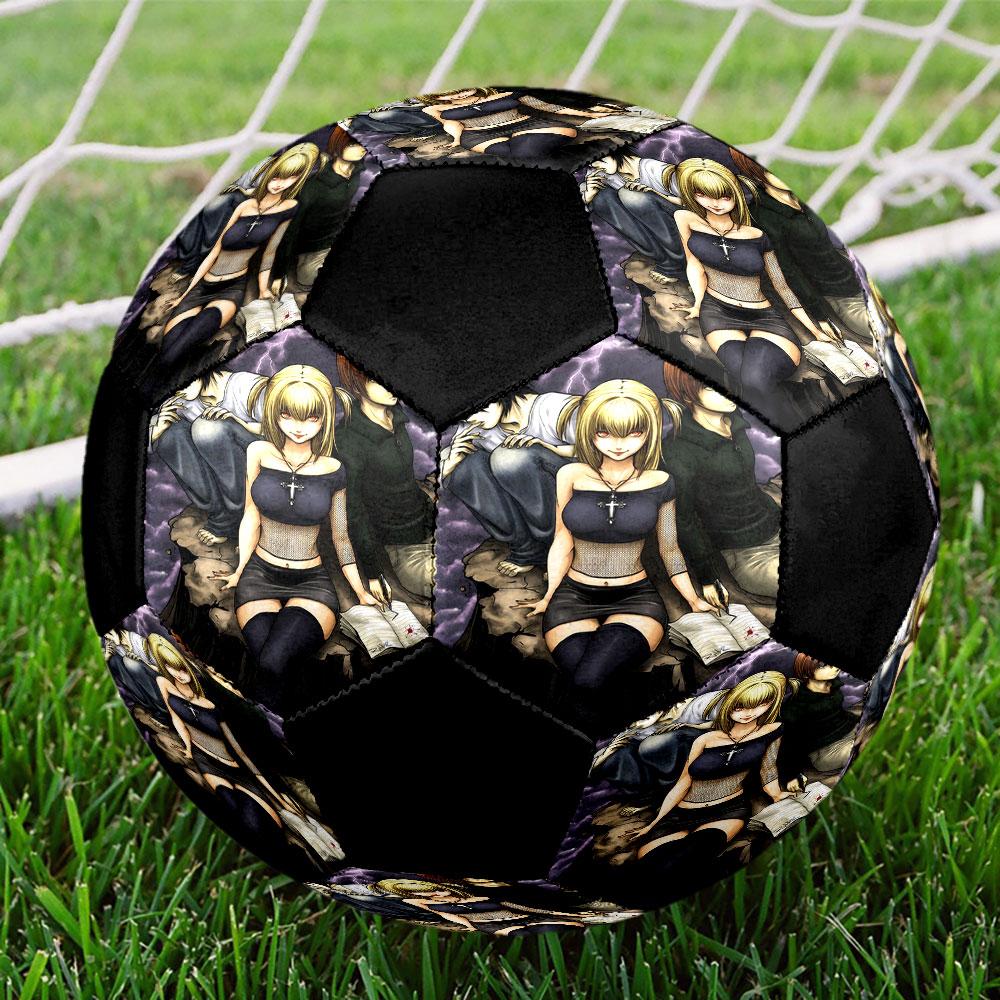 1pc Death Note Soccer Ball Size 5 Indoor Soccer Ball Fashion Colorful Backyard Game - Great For Sports Fans Gift HE9