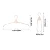 foldable hanger Household Non-slip Hanger, Thick And Wide Shoulder Plastic Drying Rack, Used To Hang Clothes Wholesalers