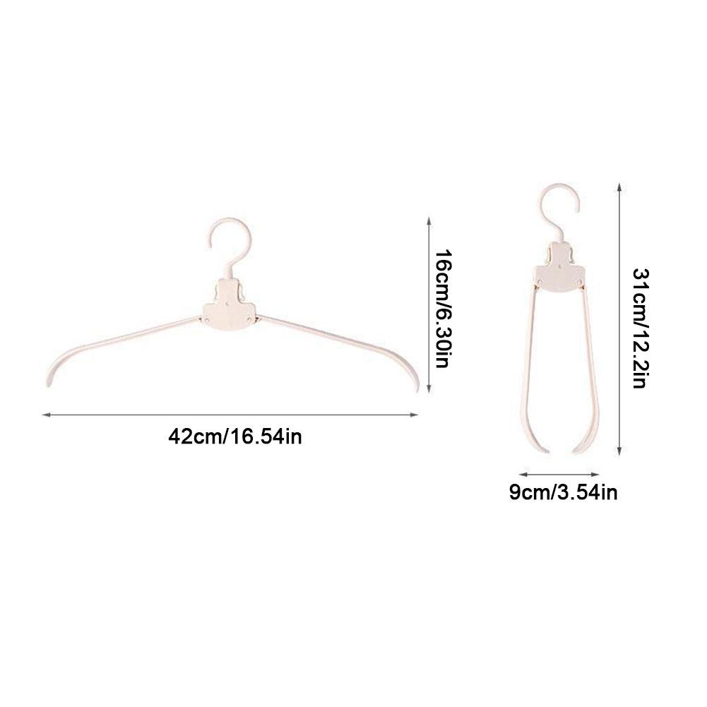 foldable hanger Household Non-slip Hanger, Thick And Wide Shoulder Plastic Drying Rack, Used To Hang Clothes Wholesalers
