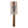Stainless Steel Cheese and Butter Knife Set with Acacia Wood Handles - Includes Western Dinner Knives and Forks