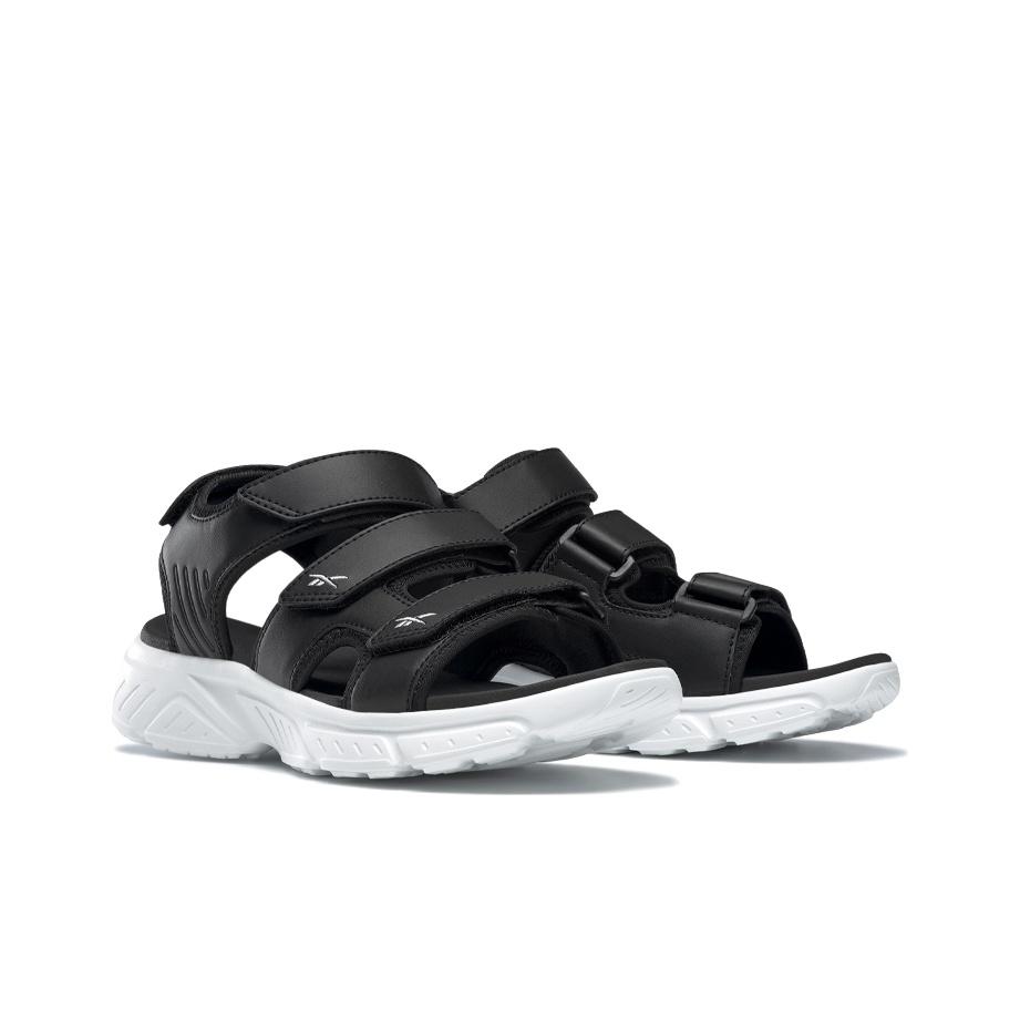 Reebok Hyperium Sandal Flat Comfortable Beach Sandals Unisex Sandals Black White GX7844