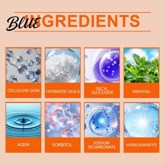 Whitening Toothpaste 100G Stain Removal Teeth Toothpaste Gentle Cleansing for Plaque Men Women Fresh Breath Oral Care Mints Flavor