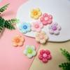 New 100Pcs Mixed Opaque Color Daisy Flowers Flatback Resin Cabochons Colorful Floral Slime Beads Charms for Scrapbooking Decor