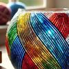 Hand Painted Coffee Mug Resin Quirky Resin Tea Cup 380ml Colored Yarn Ball Coffee Cup Hot And Cold Drink Cup Artistic Decor