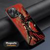 Spartan Warrior Hot Cool Phone Case For iPhone 17 16 15 14 13 12 11 Plus Pro Max  High-end Luxury Magsafe Sheepskin