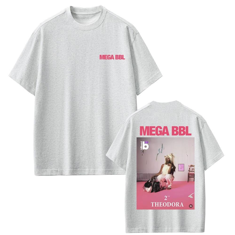 Rapper Theodora Mega Bbl Album Graphic Tshirt Men Women Hip Hop Fashion Pop Music T Shirt Unisex Casual Vintage Pire Cotton Top