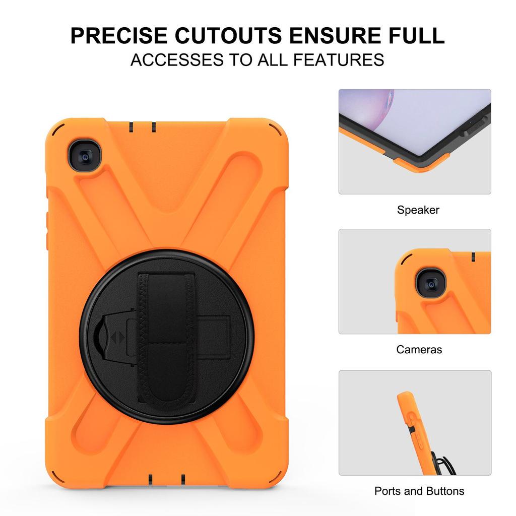 8,4" T307 Anti-Drop-Tablet-Schutzhülle mit drehbarer Halterung – handliches, verbiegungssicheres Design