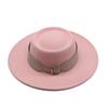 European, American Autumn and Winter Woolen Top Hat Cm Retro British Temperament Big Eaves Jazz Hat Women Felt Hat Korean Street Shot