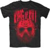 King of Kill Men T Shirt Friday, Cult, Movie, Horror, Voorhees, Jason,13th,Blood Black