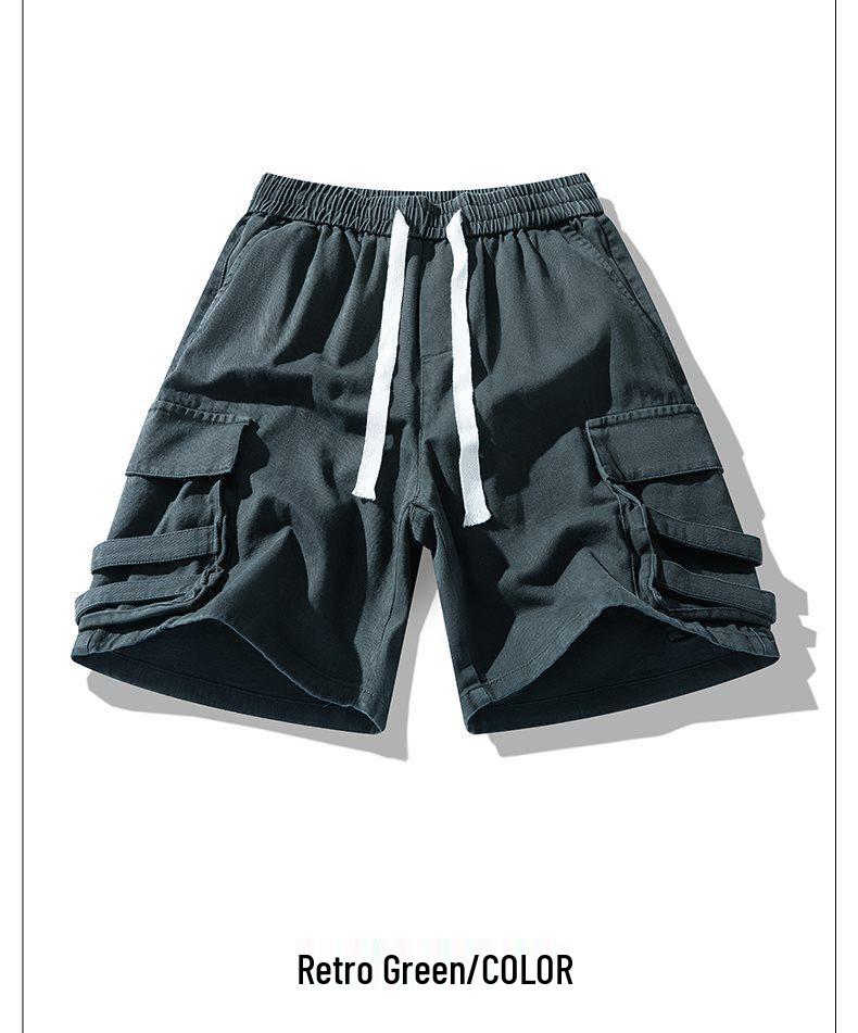Chao Nan Da Men's American Style Casual Cargo Shorts - Loose Fit Outdoor Sports Pants