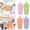 Easy Releases Silicone Ice Making Mold for Coffee Shops Portable Integrated Ice Cubes Tray for 40oz Cup Kitchen Supplies