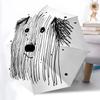 1 Stück Hundegesicht Automatisches Öffnen/Schließen Regenschirm Kompakter Faltregenschirm, Ganzjahres-Tragbarer Regenschirm für Damen/Herren F1124321