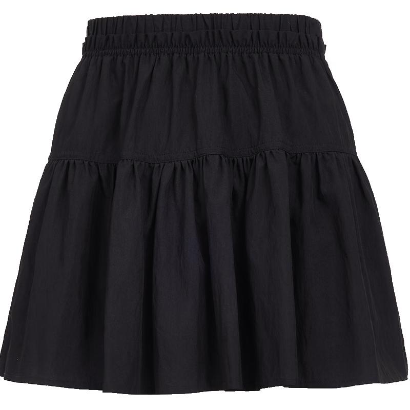 ONLY Women's Pleated A-Line Mini Skirt
