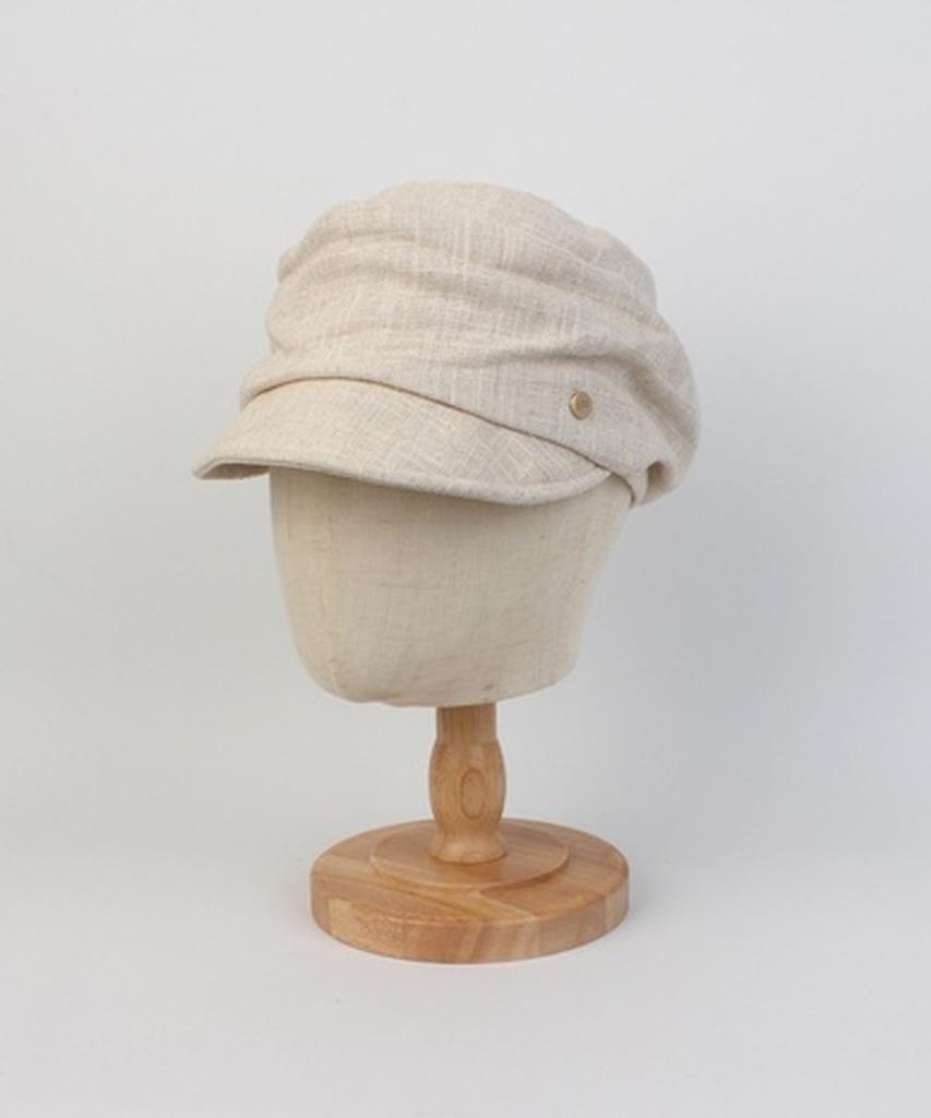 Yunibeosyeolkemiseuteuli Wire Wrinkle Beige Marine Cap