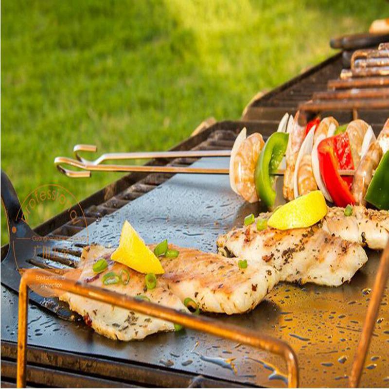 Buy Ptfe NonStick Bbq Grill Mat Barbecue Baking Liners Reusable Teflon