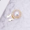 3 PCS Alloy Pearl Flower Button Covers DIY Accessories Flower Cufflinksble  For Men Women Clothing