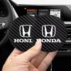 2Pcs Car Water Cup Groove Pad Leather Sound Insulation Mat For Honda Civic Accord Fit Jazz Pilot CRV Odyssey Passport City HRV KP5