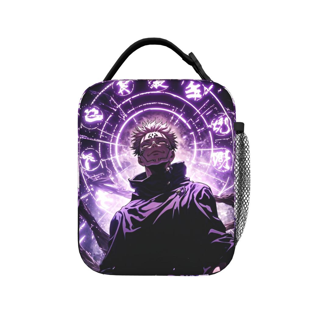 Yuji Itadori From Insulated Lunch Bag Leakproof Jujutsus Kaisens Anime Reusable Thermal Bag Tote Lunch Box College Travel