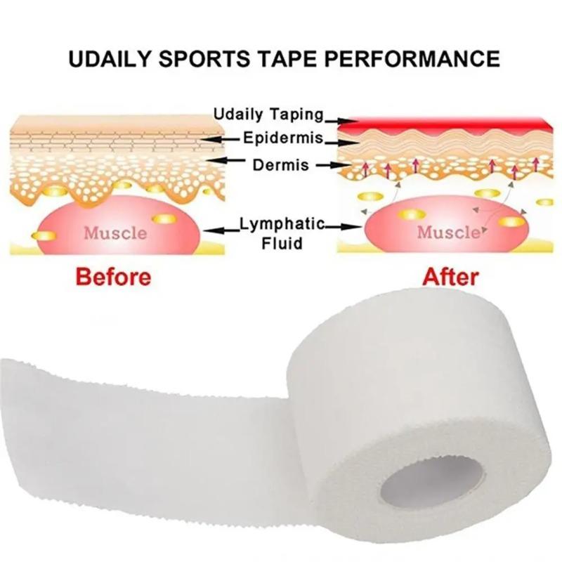 Wasserdichtes Elastisches Klebeband, Medizinische Baumwollbinde, Sport-Stützband, Atmungsaktives Verbandband für Muskelzerrungen, Verletzungen, Physio-Pflege
