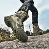 Men Tactical Boot Military Safety Hunting Hiking Shoes Desert High Quality Outdoor Unisex Ankle Army Waterproof Climbing Shoes