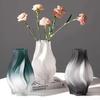Nordic creative tornado shaped frosted high-end vase glass flower arrangement living room dining table art decoration ins