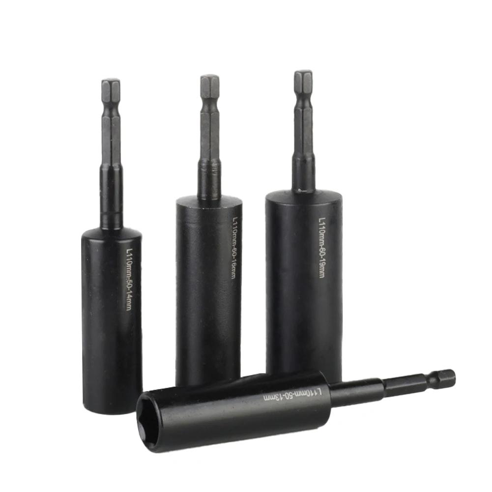 110mm Hexagon Socket Nut Driver Set Nut Driver Sleeve Adapter Strong Torque Wrenches Hexagon 110mm Deepen Socket Hex Socket