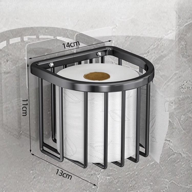 Veggmontert toalettpapirboks uten hull