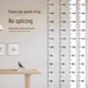 Transparent Removable Wall Height Chart for Kids - Accurate Measurement Without Damaging Walls