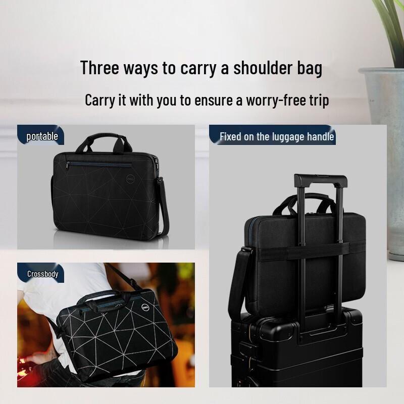 Dell 15-inch Essential Laptop Shoulder Bag with Mouse Set