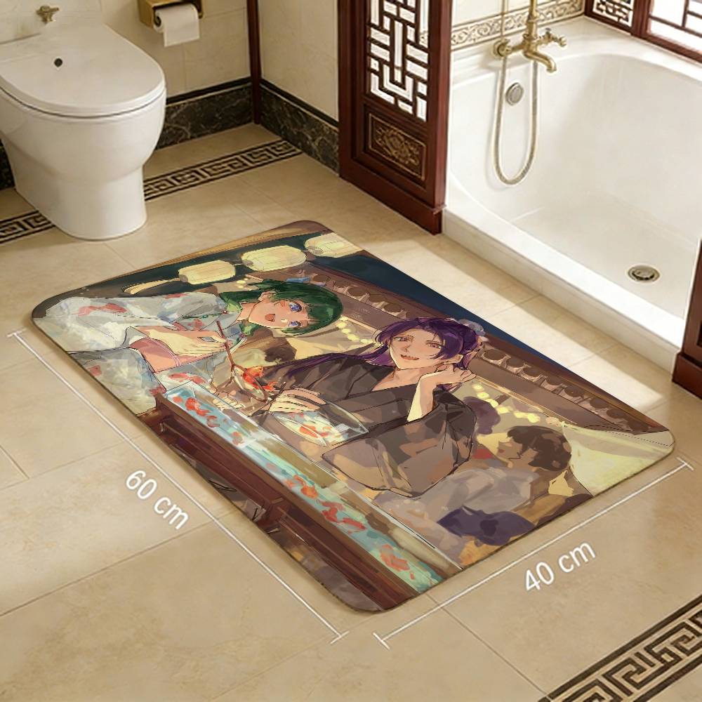 Maomao Jinshi A-Apothecary Diaries Hallway Carpet Washable Non-Slip Living Room Sofa Chairs Area Mat Kitchen Doormat Area Rug