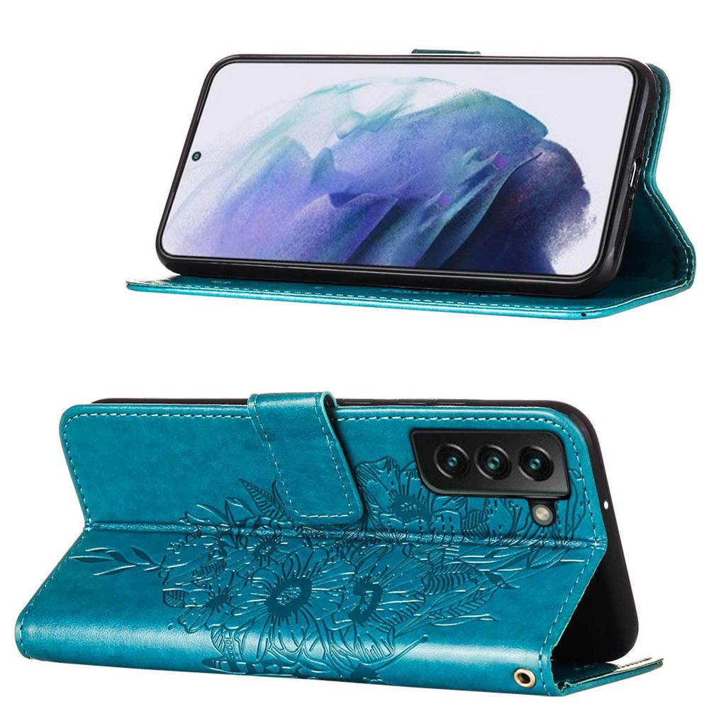 Embossed Butterfly Case for Cubot P90 Phone, Card Slot Flip Cover, Note60 Protective Case, X100