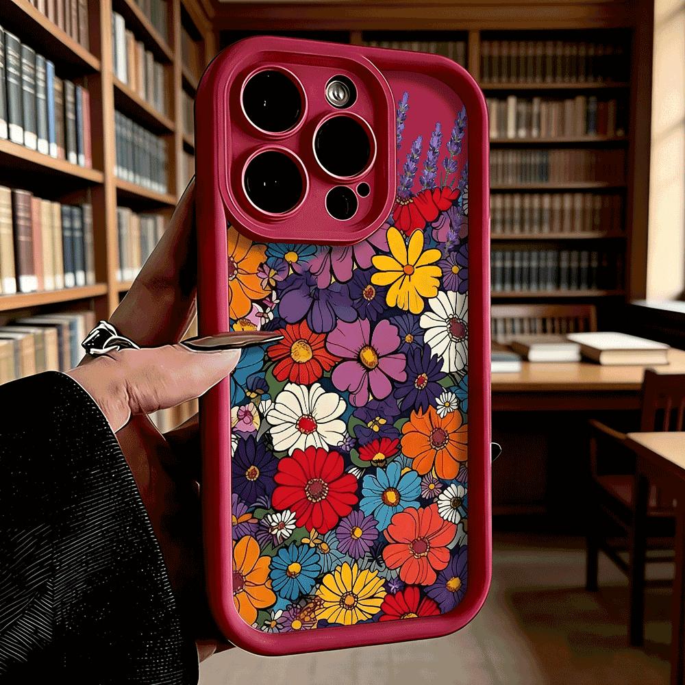 Wildflowers with Lavender Shockproof Soft Phone Case For Xiaomi Redmi Note 15 14 13 12 11 10 9 8 Pro Anti-Slip Anti-Fall Cover