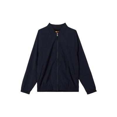 Veste Coupe-Vent Imperméable Casual d'Extérieur à Col Montant Hommes vestes Bleu Marine A6R87-433