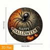 Halloween Aluminum Wall Art Spider Metal Sign Horror Decor Gift