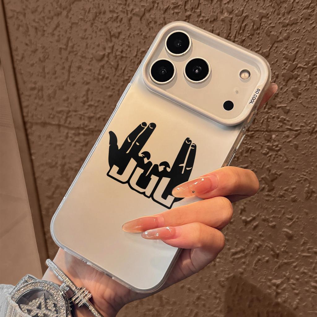 Rapper JuL C'est Pas Des Lol Hard PC IMD Case for iPhone 18 17 16 15 14 13 12 11 Pro Max X XR Shockproof Plating Matte TPU Funda
