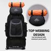 Multifunkční velkokapacitní outdoorový horolezecký batoh Sportovní cestovní voděodolný a oděru odolný batoh Unisex ležérní cestovní taška