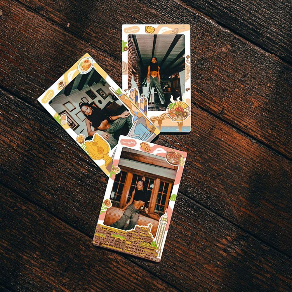 10Pcs/Set City Landmark Photo Paper Decoration for Polaroid/Fujifilm Instant Camera