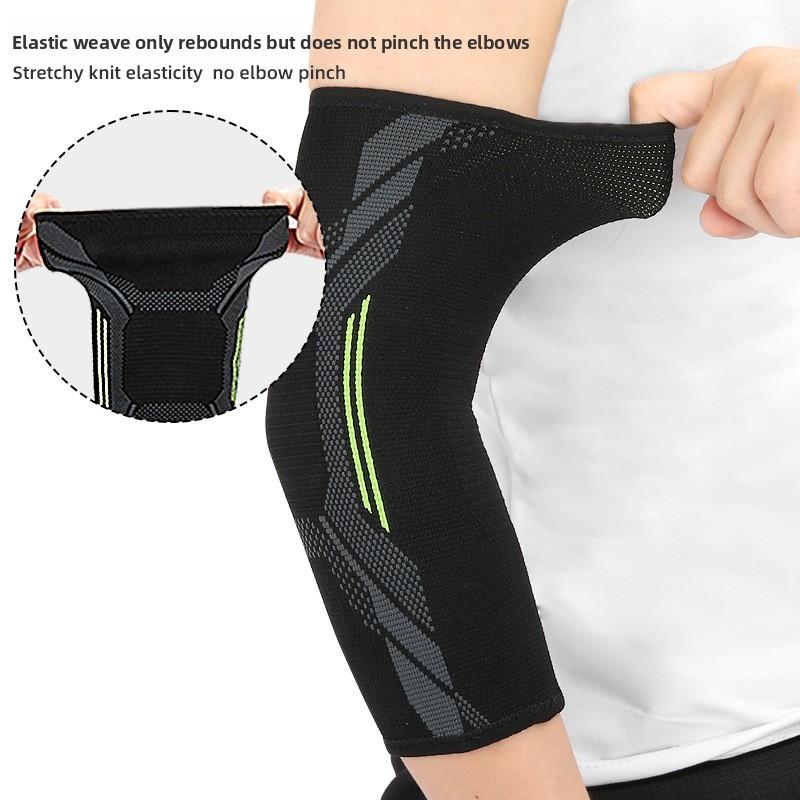 New Knitted Elbow Cover Sports Running Mountaineering Basketball Badminton Fitness Pressurized Breathable Arm Cover